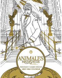 Animales fantásticos y dónde encontrarlos. Personajes y lugares mágicos. Libro para colorear en oferta
