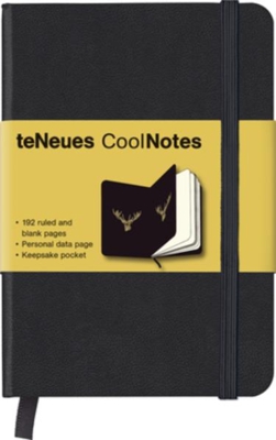 Libreta coolnotes sm black deer gold