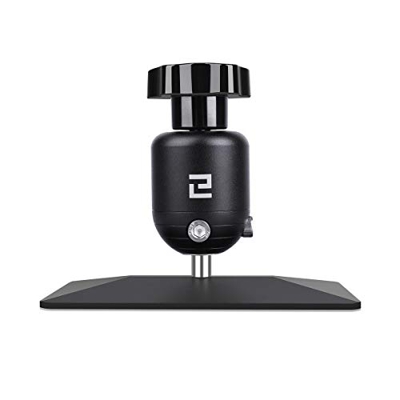 ELEGOO Placa de Construcción para Mars Impresora 3D LCD con Tornillo de Enchufe Hexagonales Antideslizantes y Patrón de CD Giro CNC, Compatible con Ma