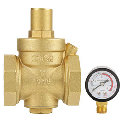 Válvula reductora de presión, BSP DN50 Válvula reductora de presión de agua de latón con caudal ajustable características