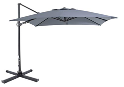 SORARA Roma Deluxe Sombrilla Jardín, Gris, 3 x 3 m, 360 Giratorio precio