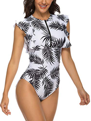 Una Pieza De Presión De Las Mujeres del Bikiní V Profundo Acolchado Recorte del Traje De Baño del Triángulo Briefs Swimdress para Lady en oferta