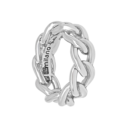 WHITE GOLD PENDANT WITHOUT CHAIN, SIZE 15MM