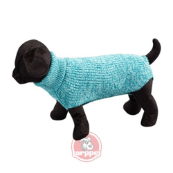 Jersey de lana azul para perros en oferta