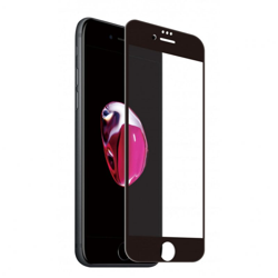 Muvit Protector de Pantalla Negro para Apple iPhone SE/8/7 en oferta