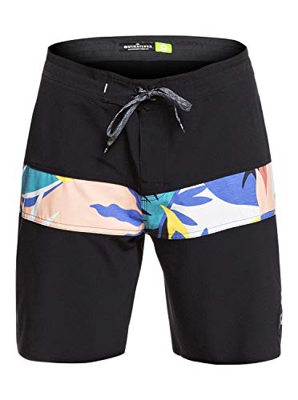 Quiksilver Microdose 19" - Short-Bañador para Hombre Boardshort, Hombre, Black, 38