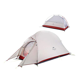 Naturehike Cloud-up 1 Tienda de Campaña Ultraligera para 1 Persona - Tienda Impermeable de Doble Capa para Trekking, 4 Estaciones (Gris) precio
