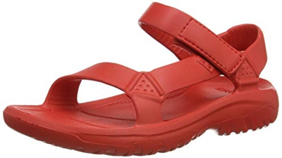 Teva Hurricane Drift, Sandalias de Punta Descubierta Mujer, Rojo (Fiery Red Fyr), 42 EU