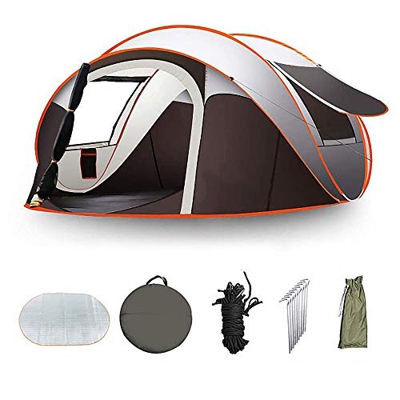 Tienda de campaña automática emergente para acampar Carpeta emergente para 5-8 personas Tiendas de playa de apertura rápida al aire libre prueba de ag