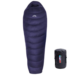 LMR Saco de Dormir Ultraligero para Camping con Saco de compresión, para Exteriores (Negro) características
