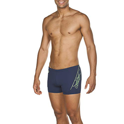 ARENA Bañador para Hombre Bayron, Hombre, Bañador para Hombre, 001774, Azul Marino-Verde, 44 características