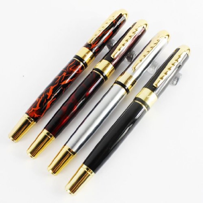 4 pcs Gullor 250 pluma estilogr¡§?fica en 4 colores, 2 tipos de puntas