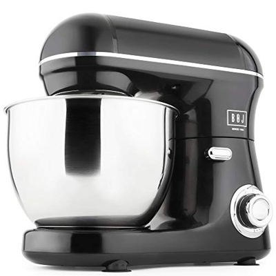 BOJ 05010704 Robot amasador FP-4000 con bol inox de 4 litros y motor full metallic, Acero Inoxidable