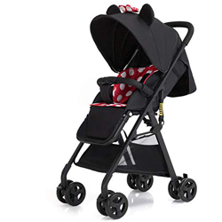 LITIAN Paisaje de Alta Cochecito de bebé Puede Sentarse reclinable Plegable Ultra-Ligero de bebé recién Nacido en Las Cuatro Ruedas del niño Amortigua en oferta