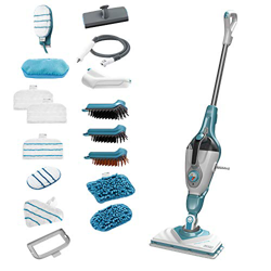 BLACK+DECKER BHSM1615DAM-QS Mopa a vapor 2en1 1.600W con cabezal delta y SteaMitt características