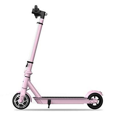 Hiboy Patinete Eléctrico S2 Lite - Neumáticos sólidos de 6.5" - hasta 16 KM de Largo Alcance y 21 KM/H Scooter portátil Plegable para Adultos con Dobl