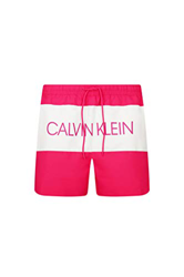 Calvin Klein Medium Drawstring Bañador, Rosa (Jewel Pink T1I), X-Large para Hombre precio