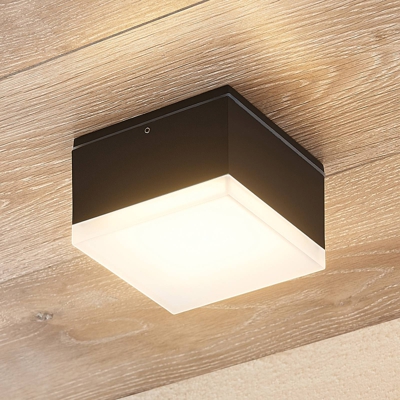 Lindby Mathea plafón para exterior, angular