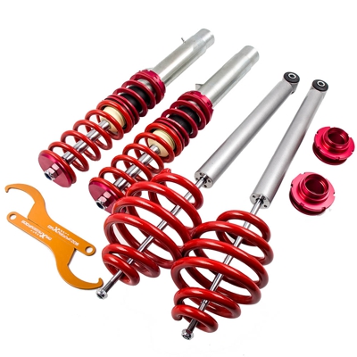 Amortiguadores Ajustable Coilover KIT para BMW 3 E46 316ti / 318ti Compact 01-05