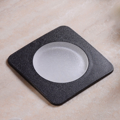 Lámpara empotrada suelo LED Ceci 120-SQ negro CCT