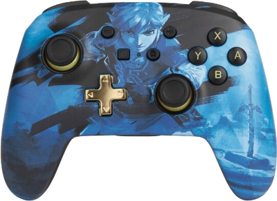 PowerA Nintendo Switch Enhanced Wireless Controller (The Legend of Zelda - Link Blue)