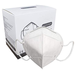 50/10 Piezas De_Mascarilla_Desechable,4capas,100% Algodon,Protectores,Adultos para Actividades al Aire Libre, Escuela, Fiesta,Diario (10PCS) en oferta