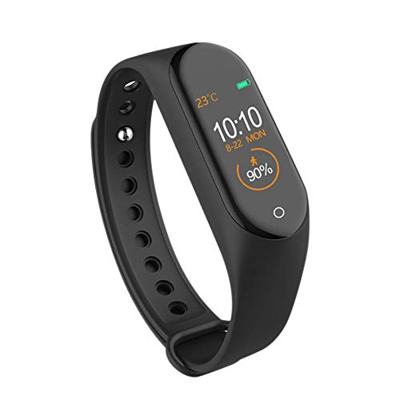 Lechnical M4 Reloj Inteligente Pantalla a Color Deportes BT Reloj de Pulsera Impermeable Presión Arterial Monitoreo del Ritmo cardíaco Reloj de Fitnes