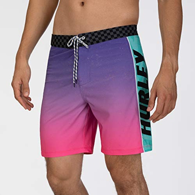 Hurley M Phtm Fastlane Flashback 18' Bañador, Hombre, Washed Pink, 38