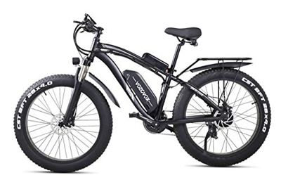 VOZCVOX Bicicleta Eléctrica de Montaña Ebike 26 Pulgadas, 1000W, Batería de Litio 48V 17Ah