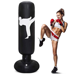 Generic Brand - Saco de boxeo de pie para niños y adultos, saco de boxeo de pie, saco de boxeo de pie, columna de boxeo hinchable para niños y adultos características