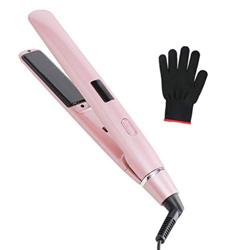 Imagen de Pro Plancha de pelo, Reyke 2 en 1, plancha y rizador, plancha de cerámica plana con temperatura ajustable y apagado automático, oro rosa al mejor precio Pro Plancha de pelo, Reyke 2 en 1, plancha y rizador, plancha de cerámica plana con temperatura ajustable y apagado automático, oro rosa precio