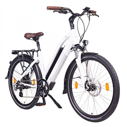 NCM Milano Bicicleta eléctrica de Trekking, 250W, Batería 48V 13Ah 624Wh (28" Blanco) características