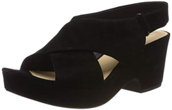Clarks Maritsa Lara, Sandalia con Pulsera para Mujer, Negro (Black Suede-), 35 EU precio