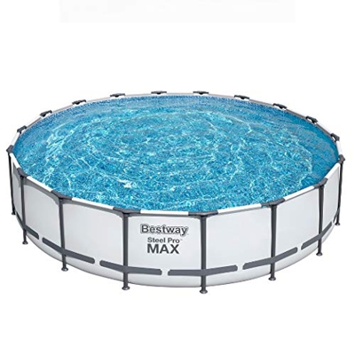 BESTWAY 56462 - Piscina Desmontable Tubular Steel Pro Max 549x122 cm Depuradora de cartucho de 5.678 litros/hora