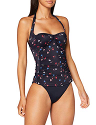 Marc O'Polo Body & Beach Beach W-Tankini Bikini, Negro (Blauschwarz 001), 38 (Talla del Fabricante: 036) para Mujer precio