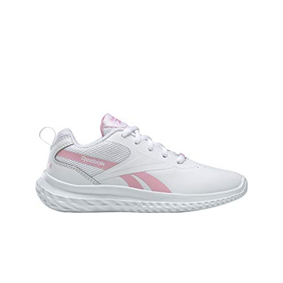 Reebok Rush Runner 3.0 Syn, Zapatillas de Running Mujer, Blanco/Blanco/ROSSUA, 39 EU