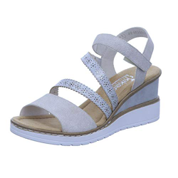 Rieker Frühjahr/Sommer V3551, Sandalias Punta Cerrada Mujer, Rosa (Perle/Ice 60), 41 EU precio