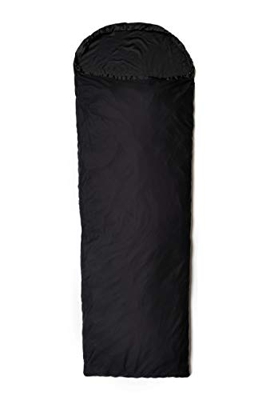 Snugpak TS1 Thermal Suede Sleeping Bag Liner Negro, Unisex Adulto, Estándar
