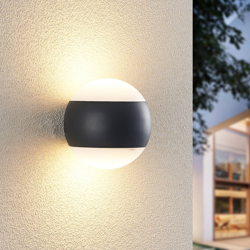 Lindby Mathea aplique de exterior LED, redondo características