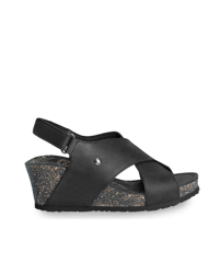 Panama Jack - Sandalias De Mujer Valeska Basics De Piel En Color Negro características