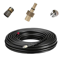 MM Smartek pantalones de alta presión, de 3 a 100 metros, limpieza a presión, adecuadas el negro y Deckers 5 Meter características