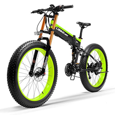 LANKELEISI T750Plus de bicicletas de montaña Nueva eléctrico 1000W Estandar Verde