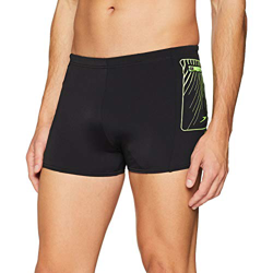 Speedo Contrast Pocket Aquashort Am Bañador, Hombre, Black/Bright Zest, 38 características