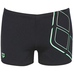 ARENA Bystar - Bañador para Hombre, Hombre, Bañador, 27176, Negro, Verde, Blanco, 46 en oferta