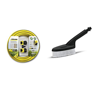 Kärcher Set de manguera para limpiadora de alta presión (2.645-156.0) + Cepillo de lavado (6.903-276.0)