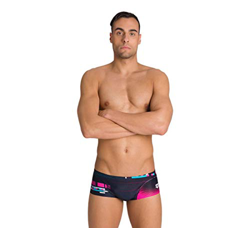 ARENA M One Debug Low Waist Short Shorts, Hombre, Black Multi, 75 características
