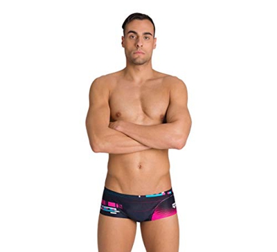 ARENA M One Debug Low Waist Short Shorts, Hombre, Black Multi, 75
