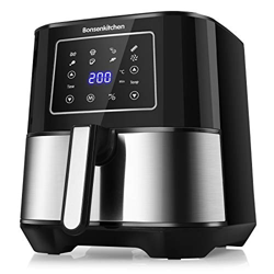 Freidora sin Aceite 5,5L 1700W, Freidora de Aire con 7 Programas, LED Pantalla, Temperatura y Tiempo ajustable, freidora de aire sin aceites, cesta an características