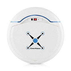 Fdit Aspirador Automático Robot Inteligente Limpiador de Piso Recargable USB Limpiador de Aspiración Robot Máquina de Limpiador para Hogar(Blanco) características
