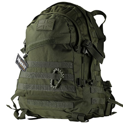 Kombat UK Spec-Ops Mochila unisex al aire libre Molle Assault Pack, color Verde oliva, tamaño 45 L en oferta